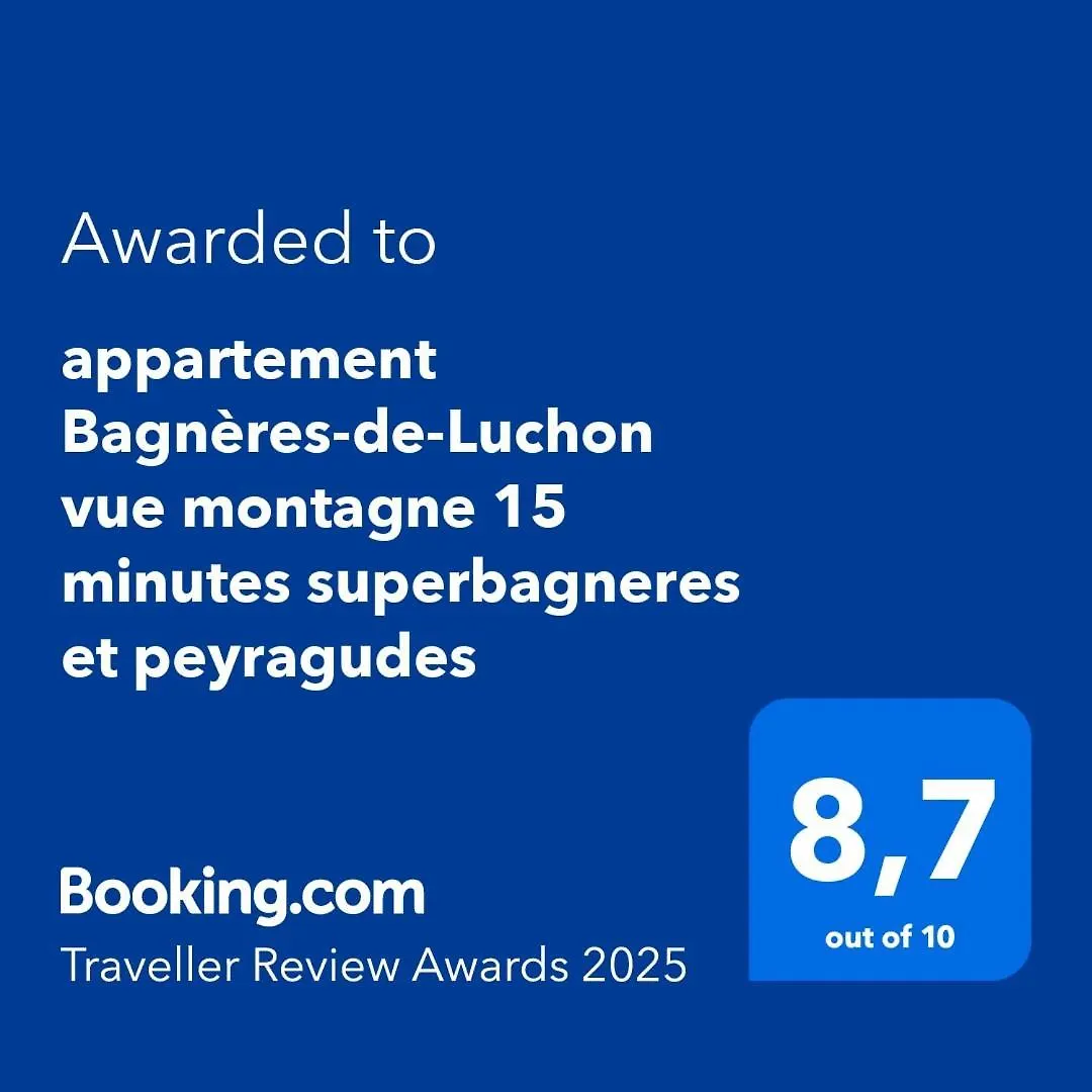 Appart T 3 Bagneres-De-Luchon Vue Montagne - Piscine Mi Juin Apartment